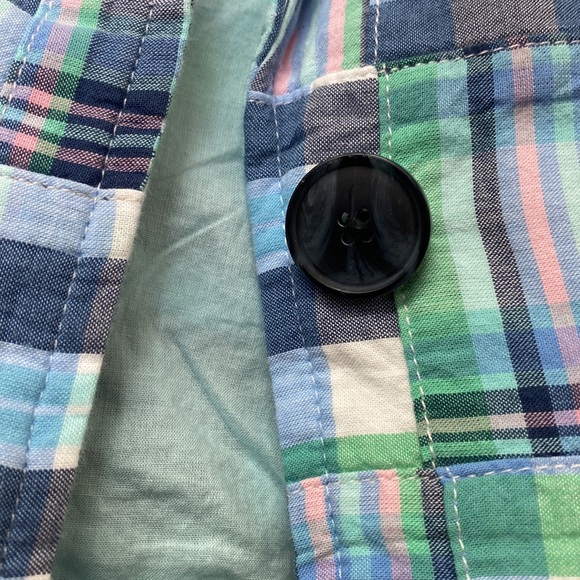 TALBOT quilted blue green blazer/ jacket size 10 NWT - Picture 2 of 9